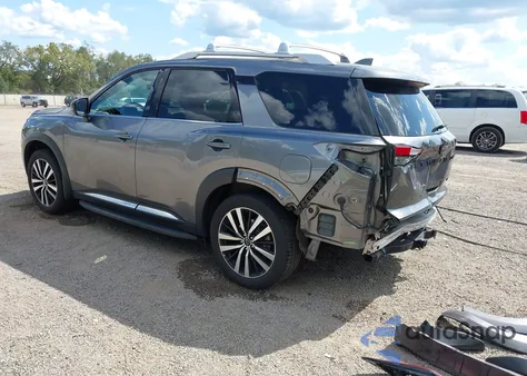 2023 Nissan Pathfinder Platinum 4Wd из США, поврежденный, VIN 5N1DR3DJXPC272989